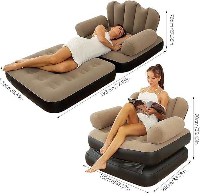 Medidas del sillón y de la cama