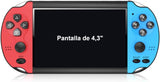Consola con pantalla de 4,3 pulgadas