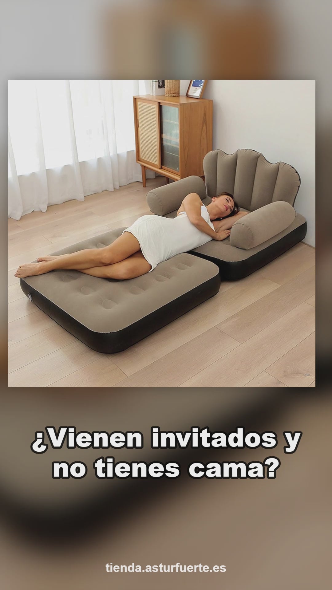 Anuncio vertical - Sofá cama hinchable